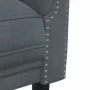 Dark gray velvet 3-seater sofa by , Sofas - Ref: Foro24-372586, Price: 281,85 €, Discount: %