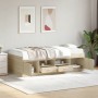 Tumbona con cajones madera ingeniería roble Sonoma 90x200 cm de , Camas y somieres - Ref: Foro24-3280246, Precio: 267,12 €, D...