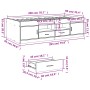 Tumbona con cajones madera ingeniería roble Sonoma 90x200 cm de , Camas y somieres - Ref: Foro24-3280246, Precio: 267,12 €, D...