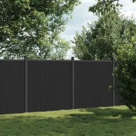 Panel de valla WPC gris 353x186 cm de , Paneles de vallas - Ref: Foro24-3282790, Precio: 780,92 €, Descuento: %