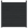 Graues WPC-Zaunelement 353 x 186 cm von , Zaunpaneele - Ref: Foro24-3282790, Preis: 780,92 €, Rabatt: %