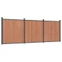 Panel de valla WPC marrón 526x186 cm de , Paneles de vallas - Ref: Foro24-3282800, Precio: 946,73 €, Descuento: %