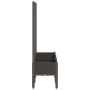 Jardinera con enrejado PP marrón 120x40x142 cm de , Maceteros y jardineras - Ref: Foro24-367930, Precio: 118,52 €, Descuento: %