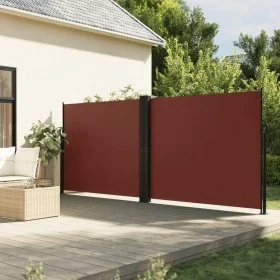 Toldo lateral retráctil marrón 160x600 cm de , Sombrillas - Ref: Foro24-4004629, Precio: 128,64 €, Descuento: %