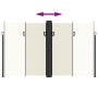 Toldo lateral retráctil crema 200x600 cm de , Sombrillas - Ref: Foro24-4004655, Precio: 153,37 €, Descuento: %