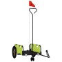 Remolque para bicicletas hierro y tela Oxford verde de , Remolques para bicicletas - Ref: Foro24-94186, Precio: 79,24 €, Desc...