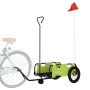 Remolque para bicicletas hierro y tela Oxford verde de , Remolques para bicicletas - Ref: Foro24-94186, Precio: 79,24 €, Desc...