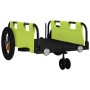 Remolque para bicicletas hierro y tela Oxford verde de , Remolques para bicicletas - Ref: Foro24-94186, Precio: 79,24 €, Desc...