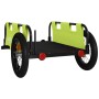 Remolque para bicicletas hierro y tela Oxford verde de , Remolques para bicicletas - Ref: Foro24-94186, Precio: 79,24 €, Desc...