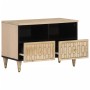 Mueble de TV madera maciza de mango 70x33x46 cm de , Muebles TV - Ref: Foro24-358249, Precio: 60,04 €, Descuento: %