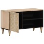 Mueble de TV madera maciza de mango 80x31x46 cm de , Muebles TV - Ref: Foro24-358263, Precio: 51,51 €, Descuento: %
