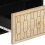 Mesita de noche de madera maciza de mango 40x33x46 cm de , Mesitas de noche - Ref: Foro24-358254, Precio: 39,64 €, Descuento: %