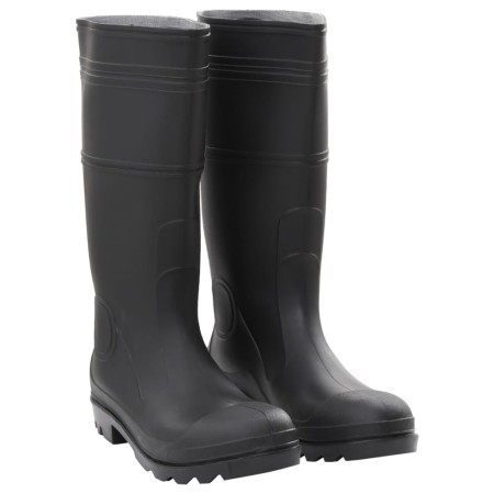 Botas de agua negro número 45 PVC de , Vadeadores para caza y para pesca - Ref: Foro24-137594, Precio: 22,29 €, Descuento: %