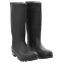 Botas de agua negro número 45 PVC de , Vadeadores para caza y para pesca - Ref: Foro24-137594, Precio: 22,29 €, Descuento: %