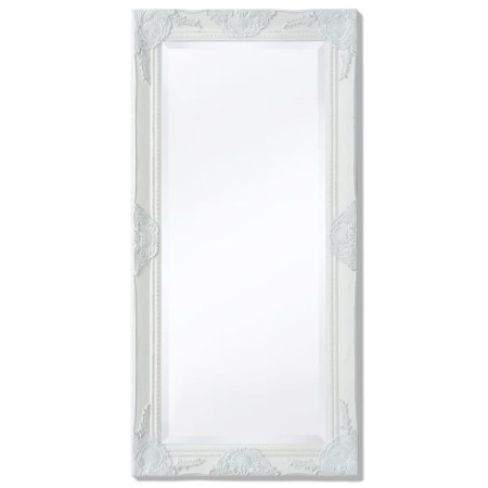 Espejo de pared estilo barroco blanco 100x50 cm en Espejos | Comprar online en Foru.es