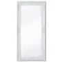 Espejo de pared estilo barroco blanco 100x50 cm en Espejos | Comprar online en Foru.es