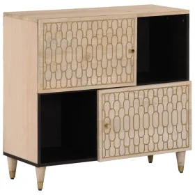 Armario auxiliar madera maciza de mango 80x33x75 cm de , Aparadores - Ref: Foro24-358275, Precio: 77,63 €, Descuento: %