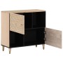 Armario auxiliar madera maciza de mango 80x33x75 cm de , Aparadores - Ref: Foro24-358275, Precio: 101,12 €, Descuento: %