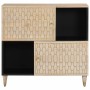Armario auxiliar madera maciza de mango 80x33x75 cm de , Aparadores - Ref: Foro24-358275, Precio: 101,12 €, Descuento: %