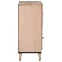 Armario auxiliar madera maciza de mango 80x33x75 cm de , Aparadores - Ref: Foro24-358275, Precio: 101,12 €, Descuento: %