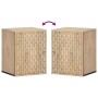 Armario de baño de pared madera maciza de mango 38x33x48 cm de , Tocadores de baño - Ref: Foro24-358268, Precio: 63,11 €, Des...