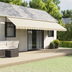 Tela de repuesto de toldo rayas de colores 6x3,5 m de , Toldos - Ref: Foro24-367733, Precio: 97,28 €, Descuento: %