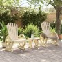Juego de muebles de jardín 3 piezas madera maciza de abeto de , Conjuntos de jardín - Ref: Foro24-3207121, Precio: 260,55 €, ...