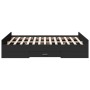 Cama con cajones madera de ingeniería negro 140x190 cm de , Camas y somieres - Ref: Foro24-3280308, Precio: 164,81 €, Descuen...