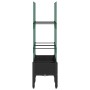 Jardinera con enrejado PP negro 80x40x142,5 cm de , Maceteros y jardineras - Ref: Foro24-367953, Precio: 47,78 €, Descuento: %