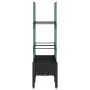 Jardinera con enrejado PP negro 80x40x142,5 cm de , Maceteros y jardineras - Ref: Foro24-367953, Precio: 47,12 €, Descuento: %