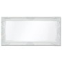 Espejo de pared estilo barroco blanco 100x50 cm en Espejos | Comprar online en Foru.es