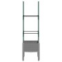 Jardinera con enrejado PP gris claro 40x40x142,5 cm de , Maceteros y jardineras - Ref: Foro24-367947, Precio: 32,09 €, Descue...