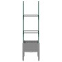 Jardinera con enrejado PP gris claro 40x40x142,5 cm de , Maceteros y jardineras - Ref: Foro24-367947, Precio: 32,09 €, Descue...