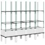 Jardinera con enrejado PP blanco 160x40x142,5 cm de , Maceteros y jardineras - Ref: Foro24-367964, Precio: 73,65 €, Descuento: %