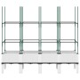 Jardinera con enrejado PP blanco 160x40x142,5 cm de , Maceteros y jardineras - Ref: Foro24-367964, Precio: 74,85 €, Descuento: %