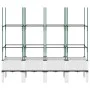 Jardinera con enrejado PP blanco 160x40x142,5 cm de , Maceteros y jardineras - Ref: Foro24-367964, Precio: 73,65 €, Descuento: %