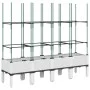 Jardinera con enrejado PP blanco 160x40x142,5 cm de , Maceteros y jardineras - Ref: Foro24-367964, Precio: 73,65 €, Descuento: %