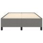 Estructura de cama tela gris oscuro 120x190 cm de , Camas y somieres - Ref: Foro24-379509, Precio: 95,31 €, Descuento: %