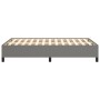 Estructura de cama tela gris oscuro 120x190 cm de , Camas y somieres - Ref: Foro24-379509, Precio: 95,31 €, Descuento: %