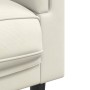 Sofá con cojines 3 plazas terciopelo crema de , Sofás - Ref: Foro24-372649, Precio: 277,60 €, Descuento: %