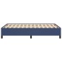 Estructura de cama tela azul 120x190 cm de , Camas y somieres - Ref: Foro24-379514, Precio: 89,82 €, Descuento: %