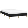 Estructura de cama tela negro 120x190 cm de , Camas y somieres - Ref: Foro24-379491, Precio: 114,30 €, Descuento: %