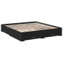 Estructura cama con cajones madera ingeniería negra 200x200 cm de , Camas y somieres - Ref: Foro24-3280357, Precio: 233,03 €,...
