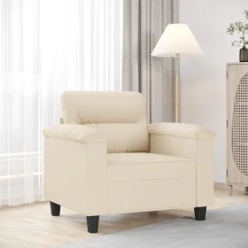 Sillón de tela de microfibra beige 60 cm de , Sofás - Ref: Foro24-359554, Precio: 162,21 €, Descuento: %