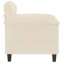 Sillón de tela de microfibra beige 60 cm de , Sofás - Ref: Foro24-359554, Precio: 162,21 €, Descuento: %