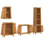 Conjunto de muebles de baño 4 piezas madera maciza de pino de , Muebles de baño - Ref: Foro24-3223454, Precio: 861,28 €, Desc...