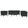Juego de sofás 3 piezas tela negro de , Sofás - Ref: Foro24-3209193, Precio: 895,30 €, Descuento: %