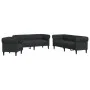Juego de sofás 3 piezas tela negro de , Sofás - Ref: Foro24-3209193, Precio: 878,71 €, Descuento: %