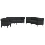 Juego de sofás 3 piezas tela negro de , Sofás - Ref: Foro24-3209193, Precio: 895,30 €, Descuento: %
