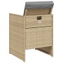 Sillones jardín con cojines 4 uds ratán sintético beige mezcla de , Sillas de jardín - Ref: Foro24-4007441, Precio: 178,92 €,...